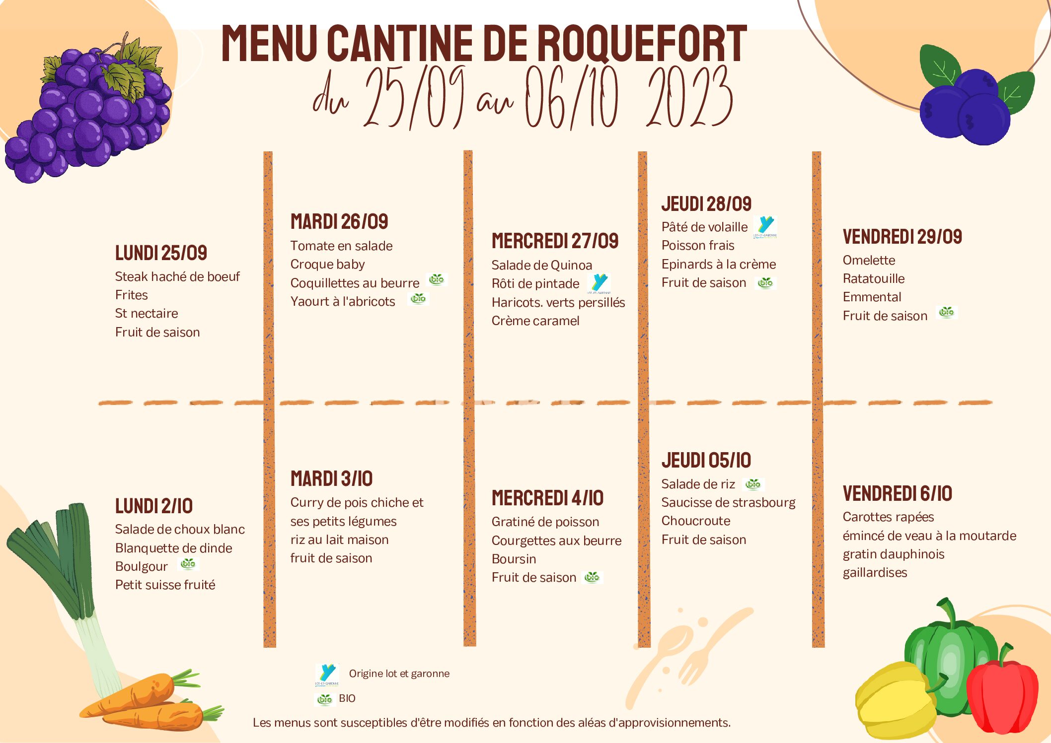 Menu cantine de Roquefort(1)