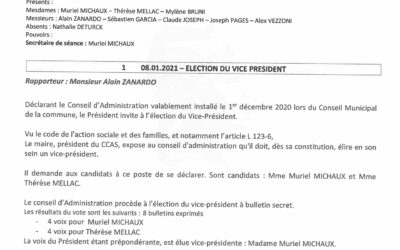  08/01/2021-Délibération élection-vice-président