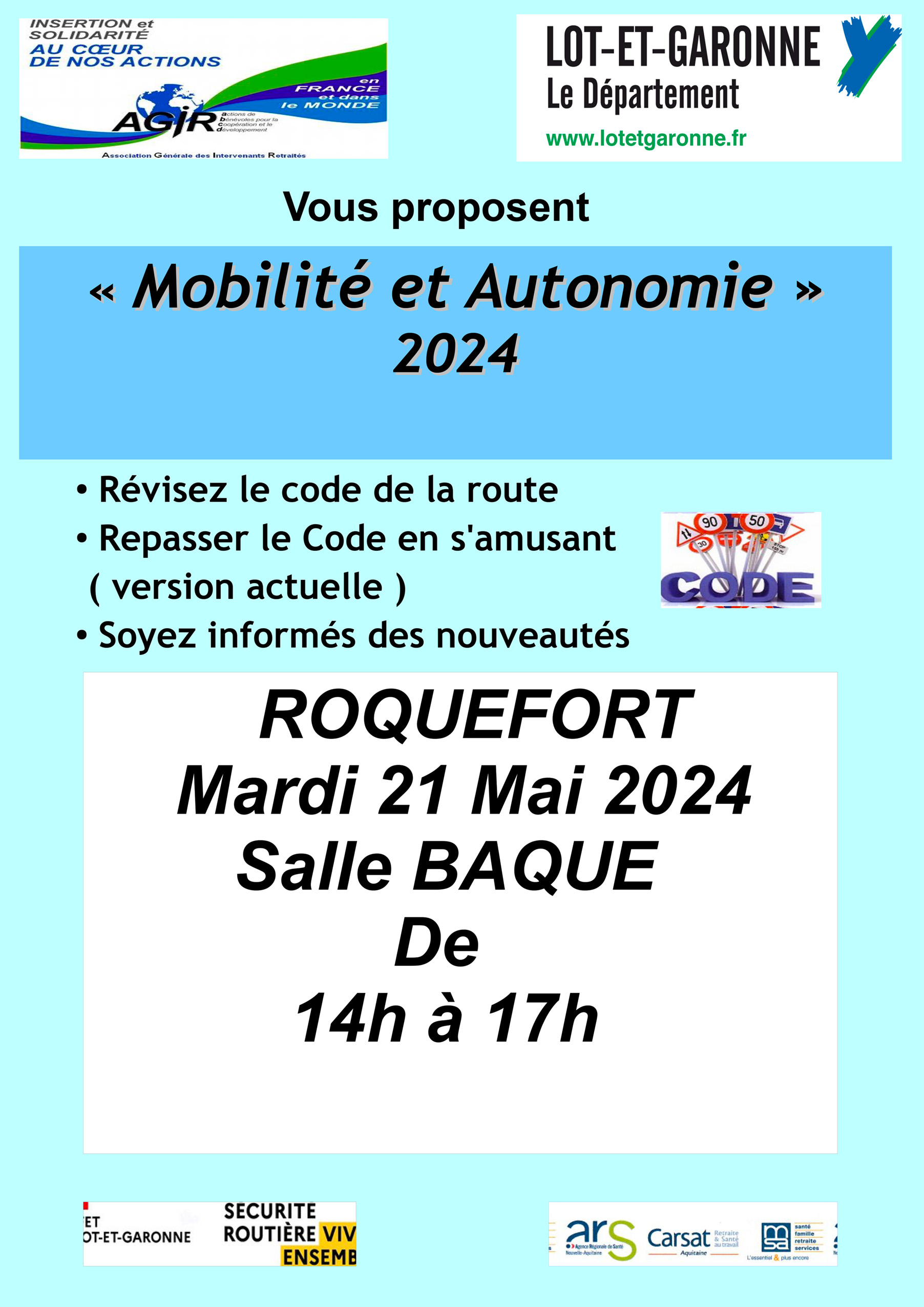 AFFICHE Roquefort 2024