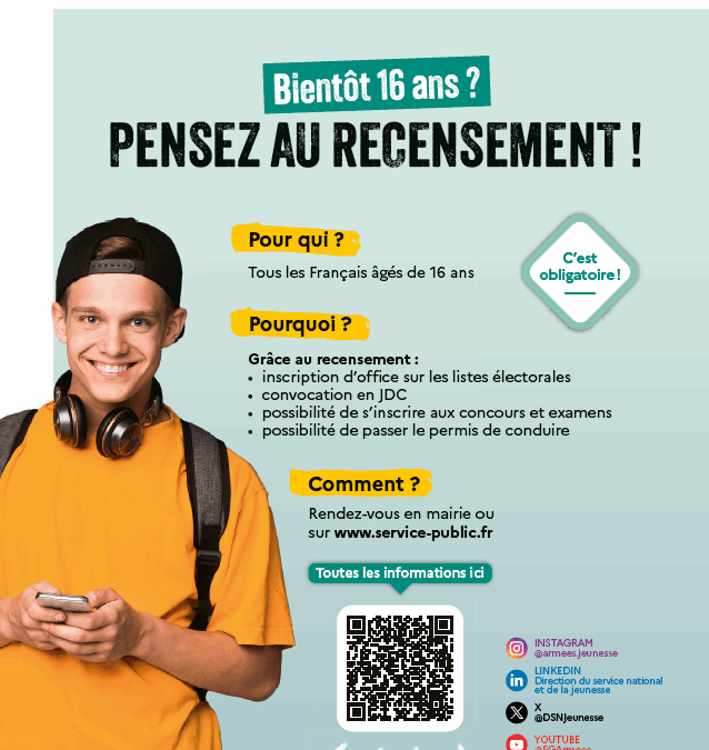RECENSEMENT MILITAIRE