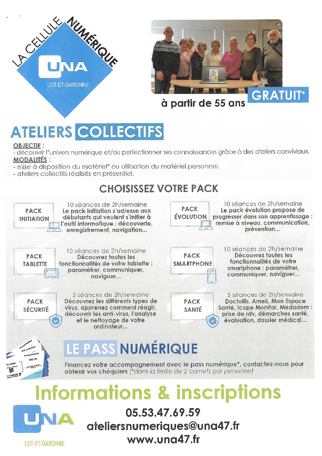 Ateliers numériques – UNA47