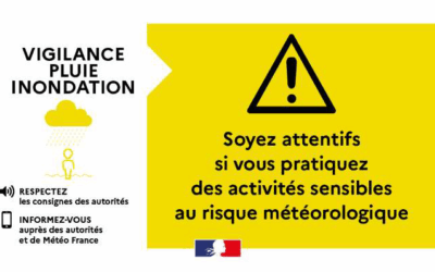 Mardi 21 octobre 2025 Situation météorologique à surveiller pour un risque de pluie inondation