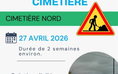 Information travaux – cimetière Nord