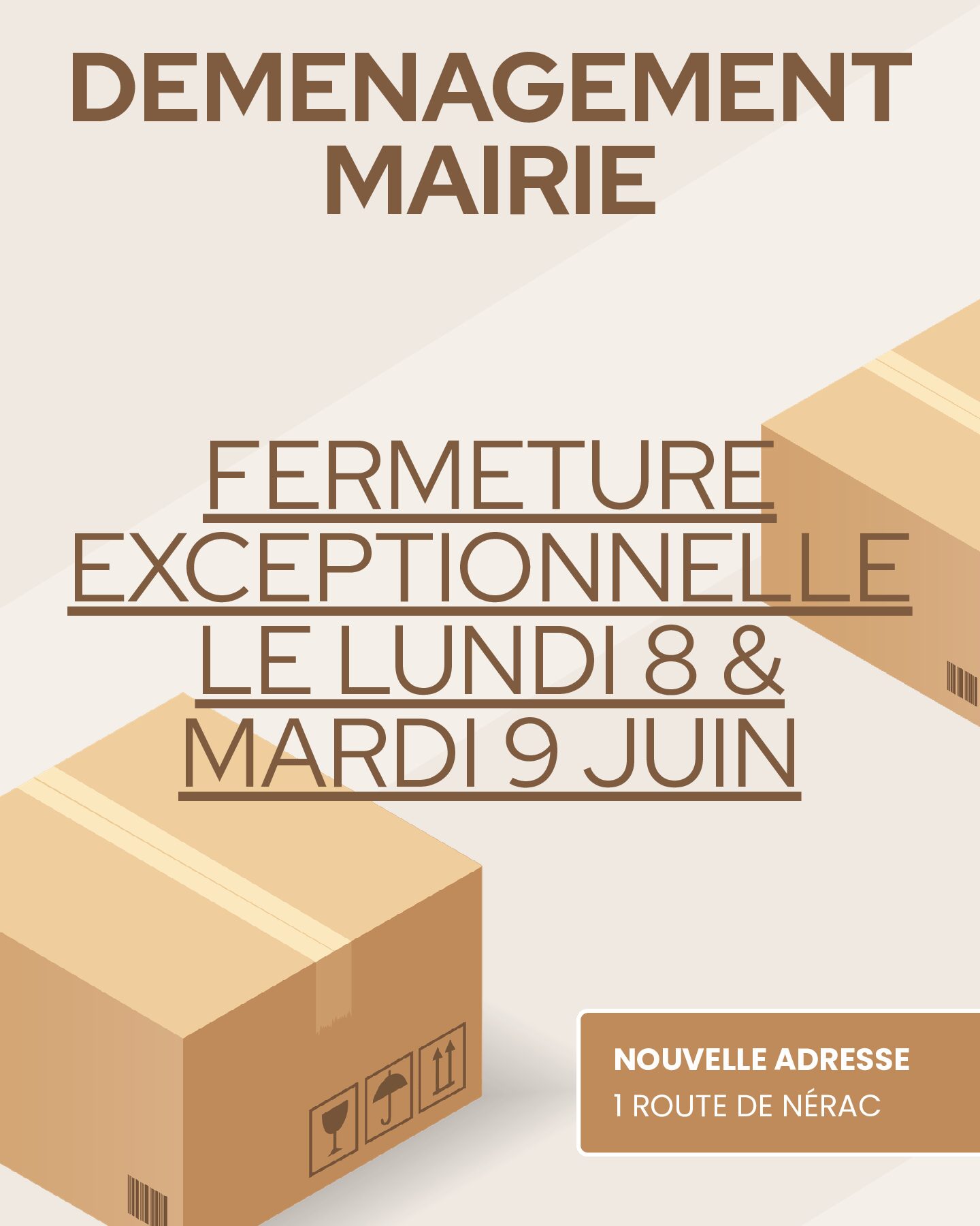 Déménagement mairie