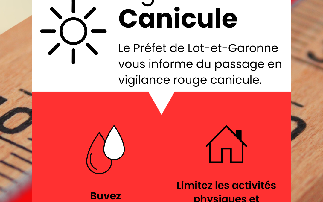 Vigilance rouge canicule