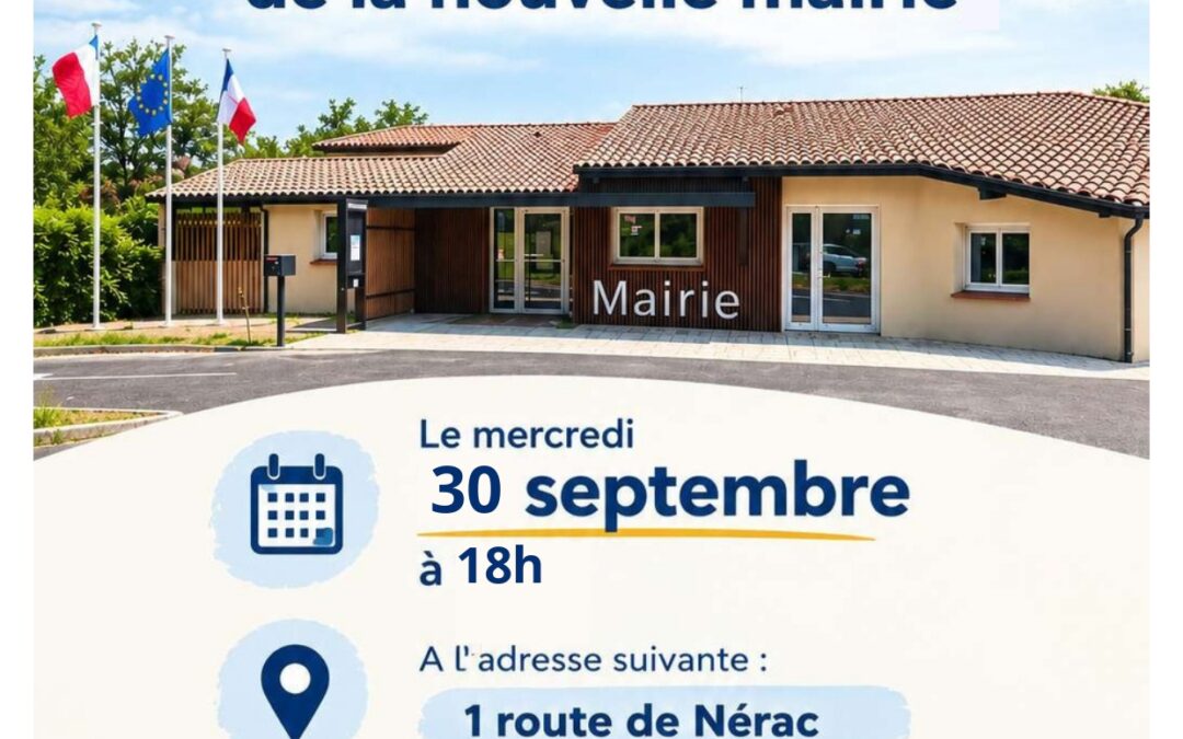 Inauguration de la nouvelle mairie